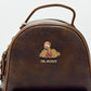 Loungefly Winnie the Pooh Honey Hunny Mini Backpack Brown Disney Bag Front Metal Emblem