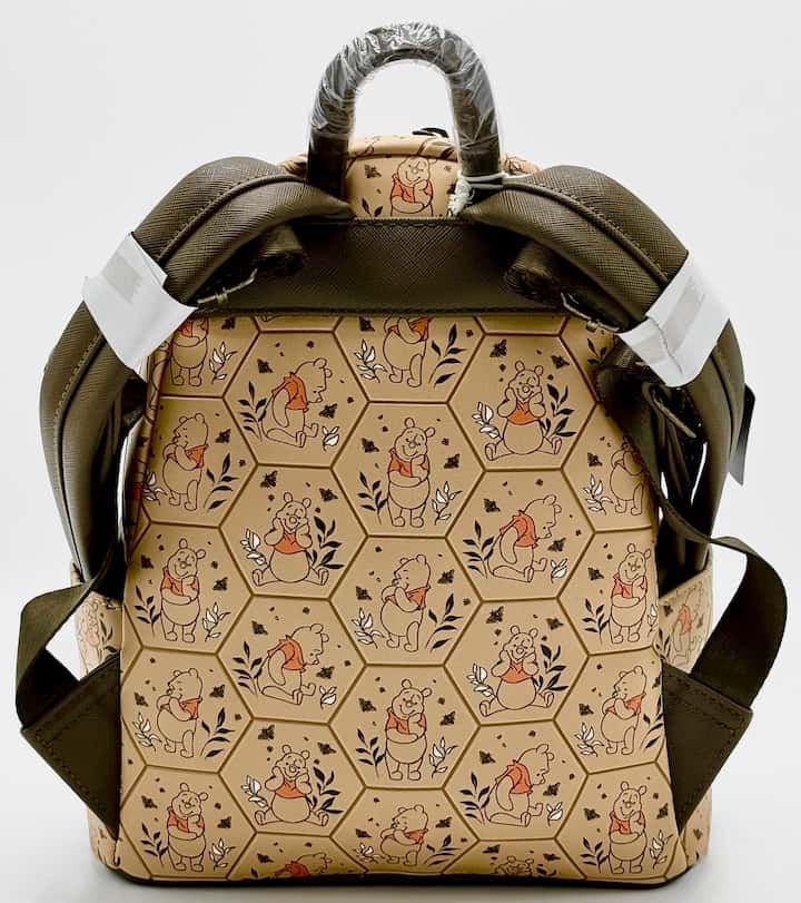 Loungefly Winnie the Pooh Honeycomb Mini Backpack Disney Bag Back
