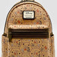 Loungefly Winnie the Pooh Honeycomb Mini Backpack Disney Bag Front Full View