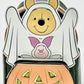 Loungefly Winnie the Pooh Piglet Ghost Mini Backpack Halloween Bag Front Full View With Piglet