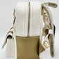 Loungefly Winnie the Pooh Pocket Flap Backpack White Gold Honeycomb Left Side