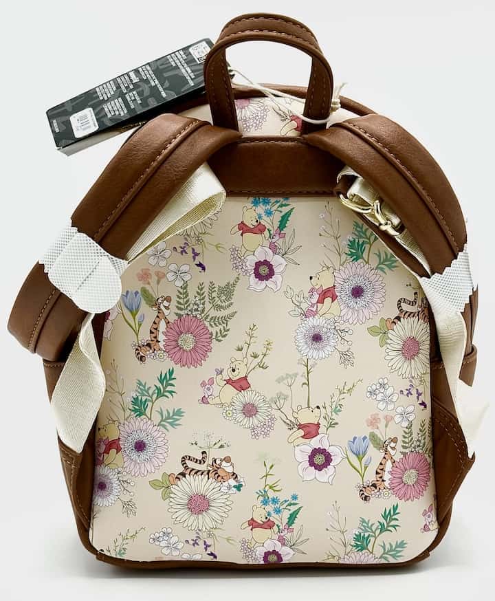 Loungefly Winnie the Pooh & Tigger Floral Mini Backpack Disney Bag Back