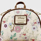 Loungefly Winnie the Pooh & Tigger Floral Mini Backpack Disney Bag Front Enamel Logo