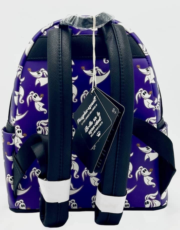 Loungefly Zero AOP Mini Backpack Nightmare Before Christmas Bag Straps