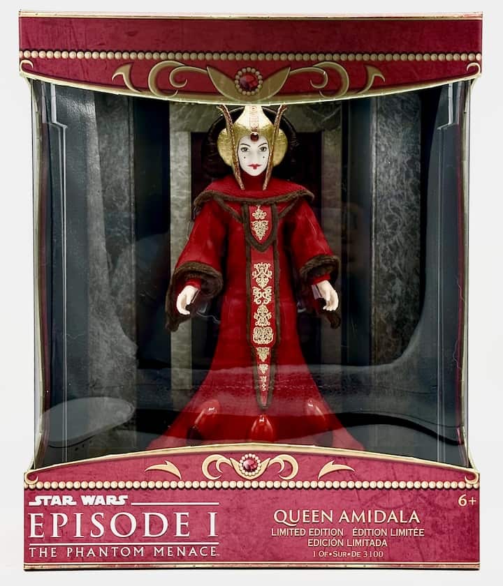 Queen Amidala Limited Edition Doll Star Wars 25th Anniversary In Box Front Full View