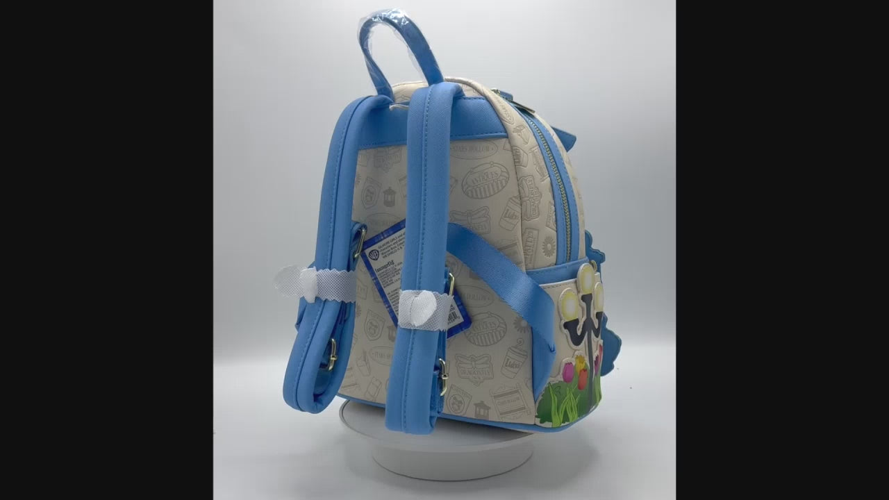 Loungefly Stars Hollow Mini Backpack Gilmore Girls Town Floral Bag Video