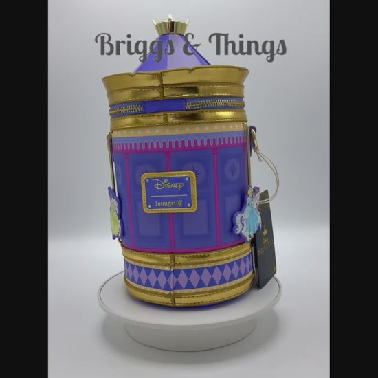Loungefly Disney Princess Carousel Crossbody Bag Video