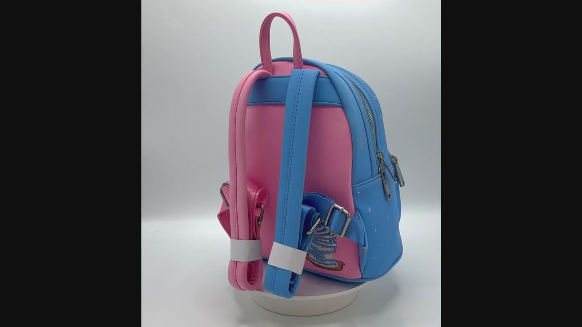 Loungefly Sleeping Beauty Backpack Make It Pink Blue Fairy Godmothers Video