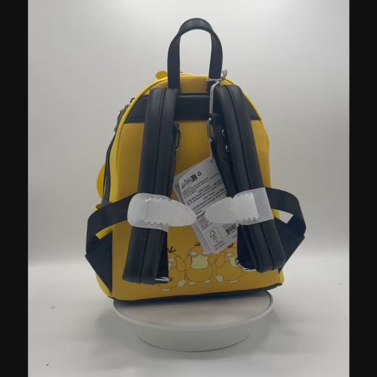 Loungefly Pokemon Psyduck Mini Backpack Cosplay Bag Video
