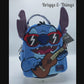 Loungefly Stitch Guitar Plush Mini Backpack Disney Ukulele Bag Video