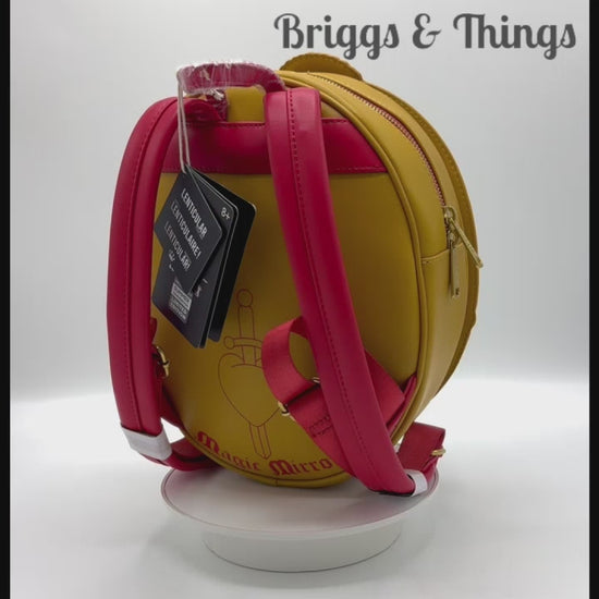Loungefly Evil Queen Lenticular Mini Backpack D23 Mirror Mirror Bag Video