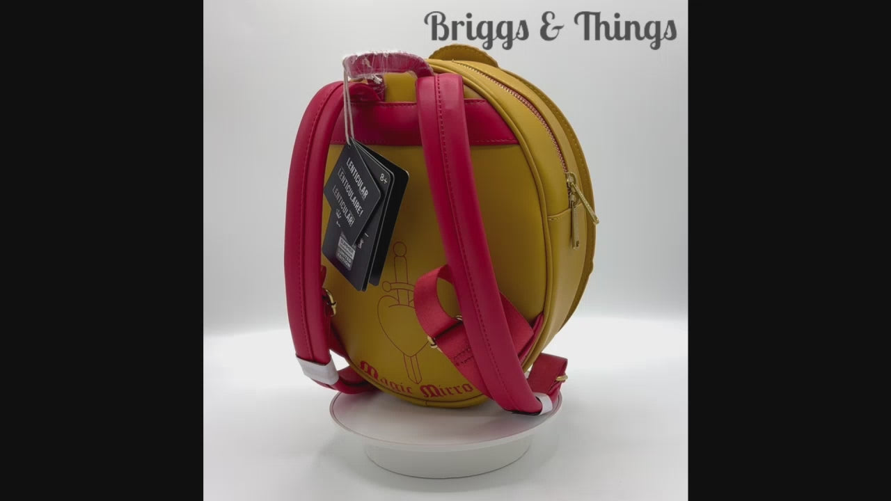 Loungefly Evil Queen Lenticular Mini Backpack D23 Mirror Mirror Bag Video