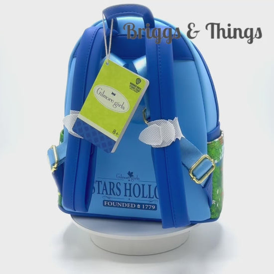 Loungefly Stars Hollow Mini Backpack Gilmore Girls Town Bag Video