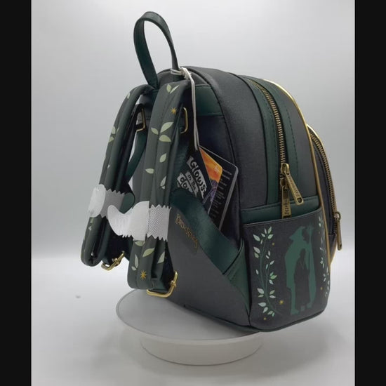 Loungefly Doors of Durin Mini Backpack Lord of the Rings Bag Video