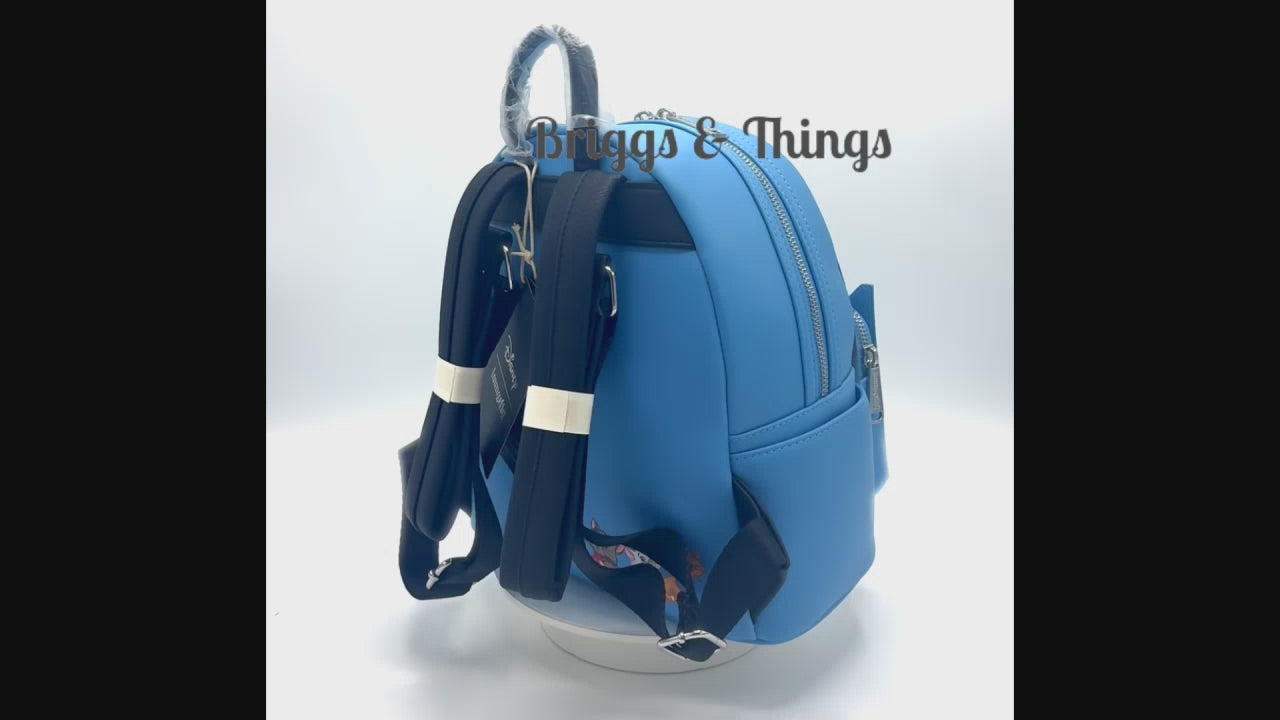 Loungefly Aristocats Window Portrait Mini Backpack Disney Bag Video