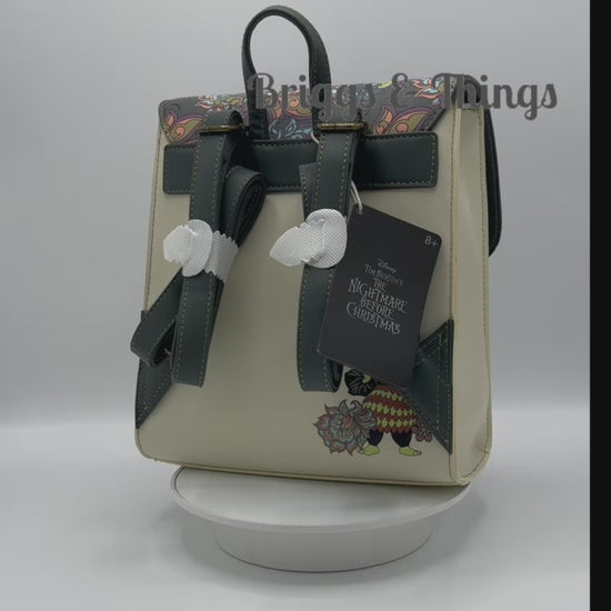 Loungefly Nightmare Before Christmas Floral Mini Backpack NBC Bag Video