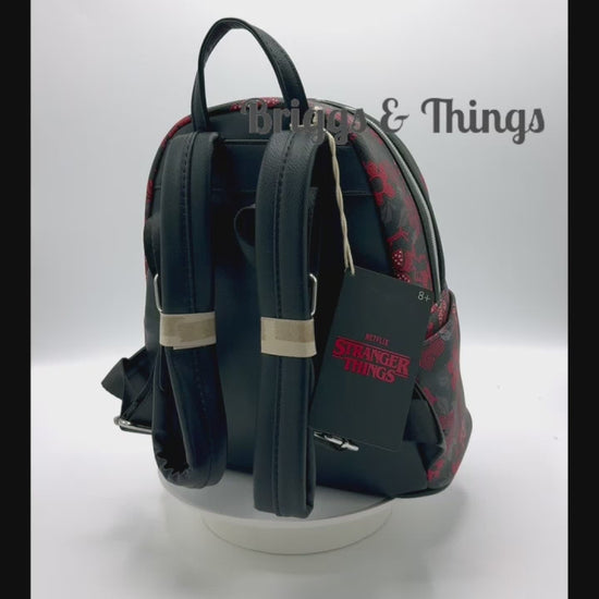 Loungefly Stranger Things Demogorgon Mini Backpack Netflix Bag Video
