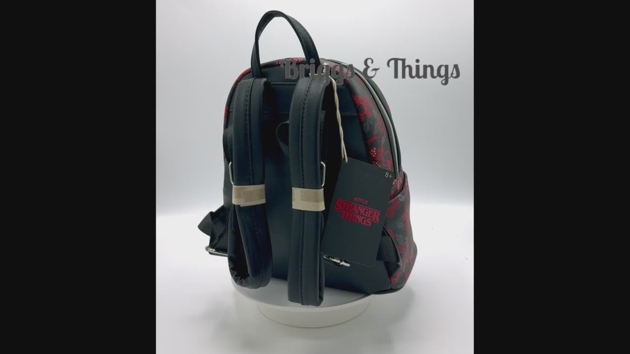 Loungefly Stranger Things Demogorgon Mini Backpack Netflix Bag Video
