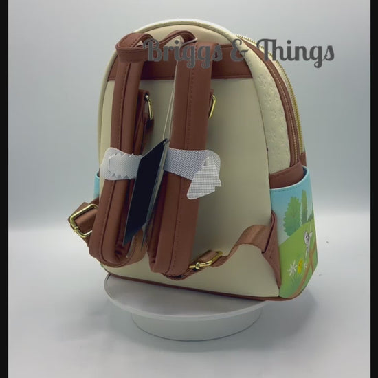 Loungefly Disney Dogs Mini Backpack Farm House Bag Video