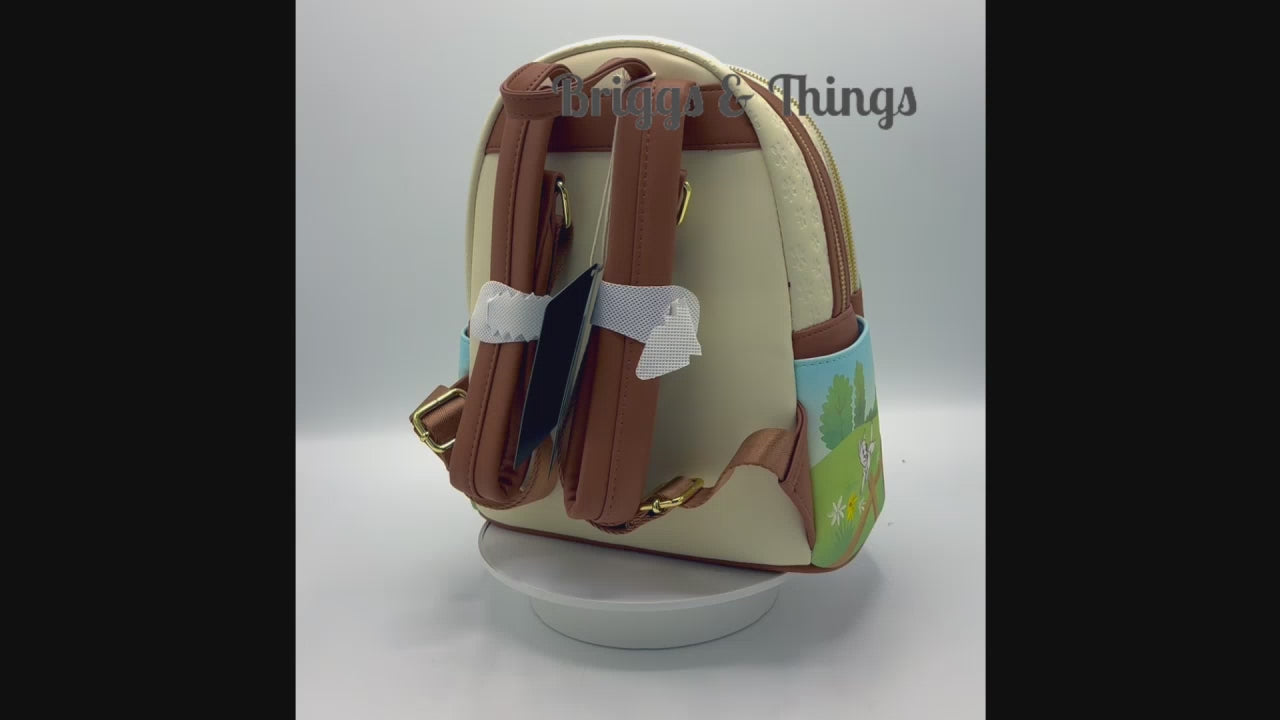 Loungefly Disney Dogs Mini Backpack Farm House Bag Video