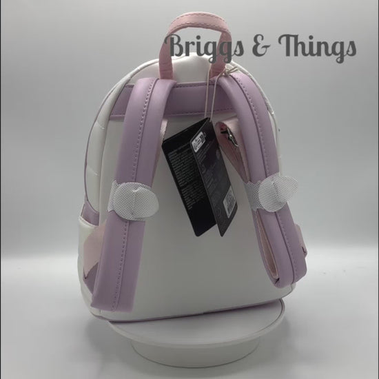 Loungefly Hello Kitty Quilted Texture Mini Backpack Sanrio Bag Video