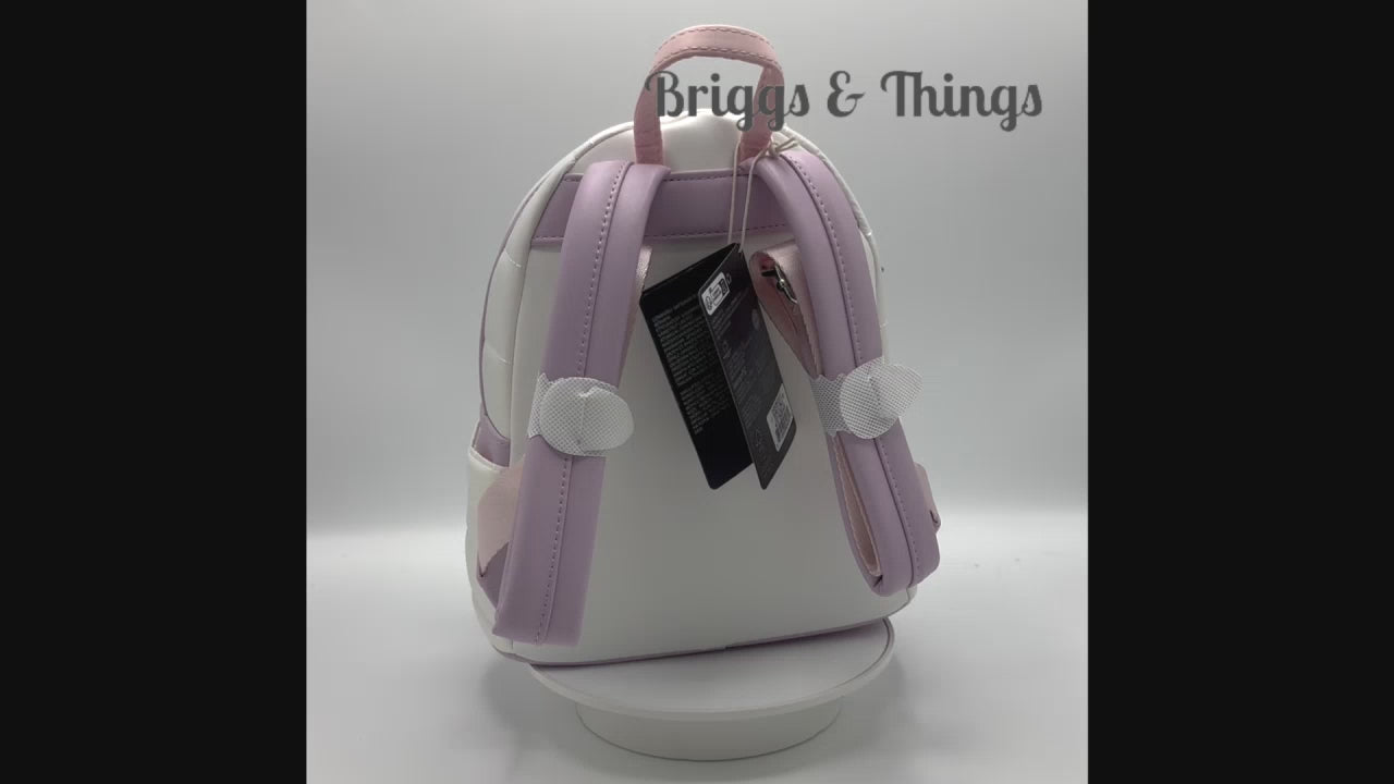 Loungefly Hello Kitty Quilted Texture Mini Backpack Sanrio Bag Video
