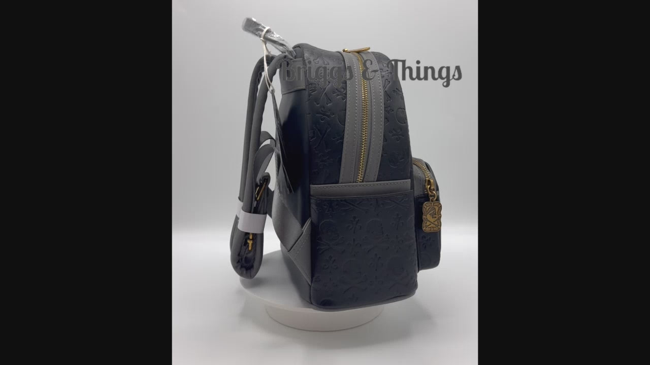 Loungefly The Black Pearl Mini Backpack Pirates of the Caribbean Bag Video