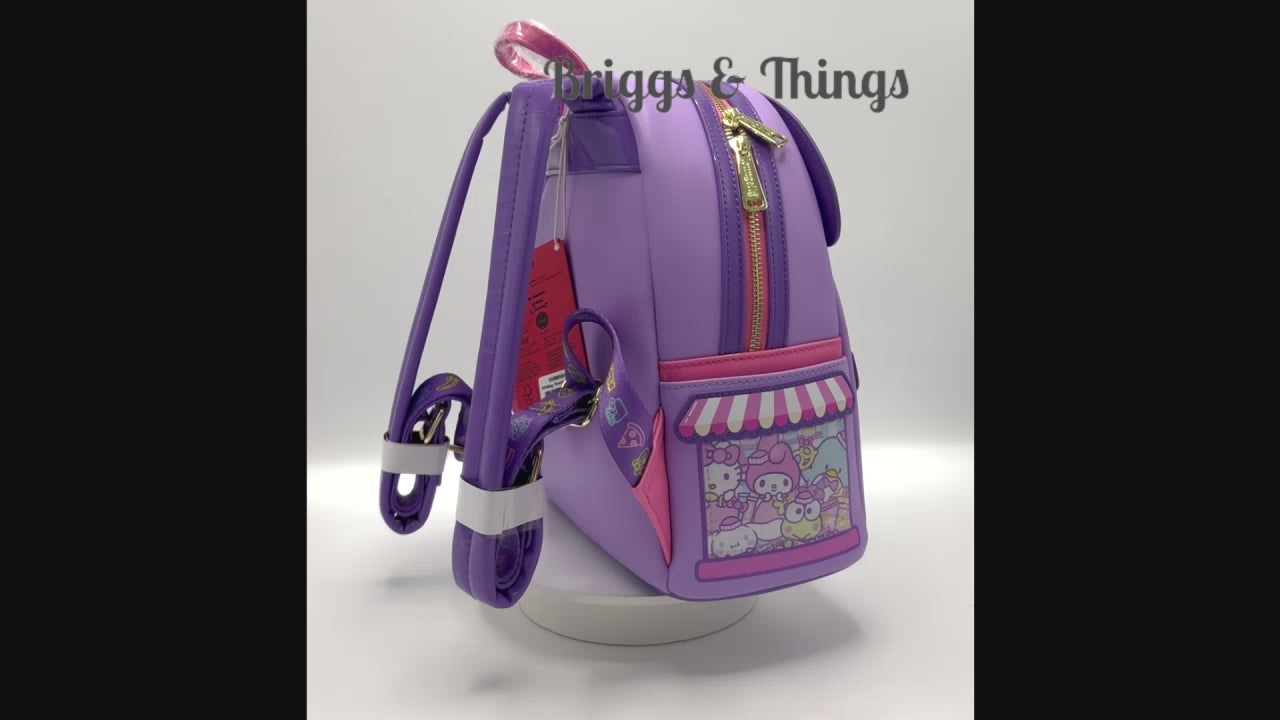 Loungefly Hello Kitty Bakery Mini Backpack NYCC 2025 Sanrio Bag Video