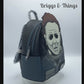 Loungefly Michael Myers Mini Backpack Halloween Mask Cosplay Bag Video