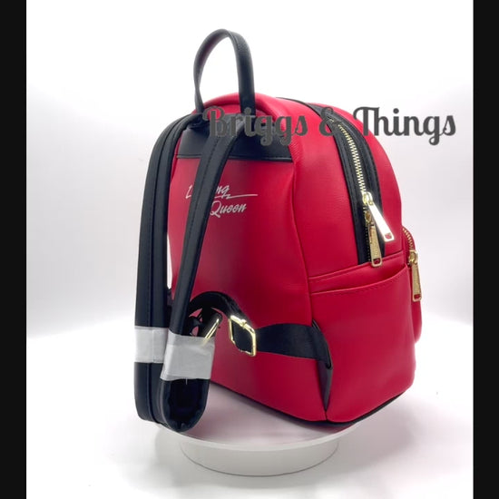 Loungefly Lightning McQueen Cosplay Mini Backpack Pixar Cars Bag Video