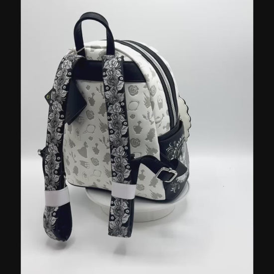 Loungefly Belle Sketch Mini Backpack Disney Beauty & the Beast Bag Video