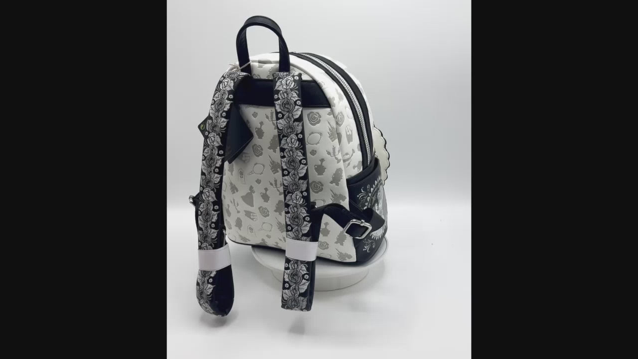 Loungefly Belle Sketch Mini Backpack Disney Beauty & the Beast Bag Video