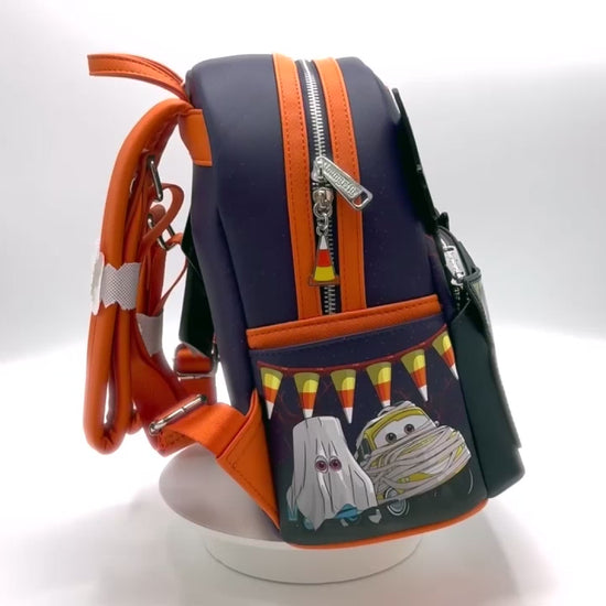 Loungefly Cars Halloween Costumes Mini Backpack Disney Pixar Bag Video