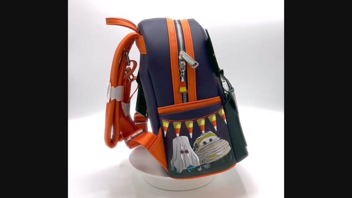 Loungefly Cars Halloween Costumes Mini Backpack Disney Pixar Bag Video