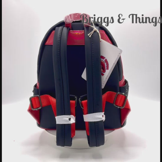 Loungefly Rocky Horror Picture Show Mini Backpack Lips Bag Video