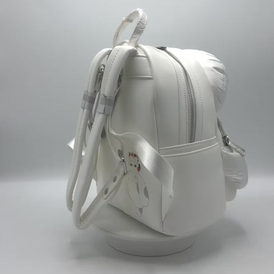 Loungefly Disney Parks Baymax Mochi Mini Backpack Big Hero 6 Video