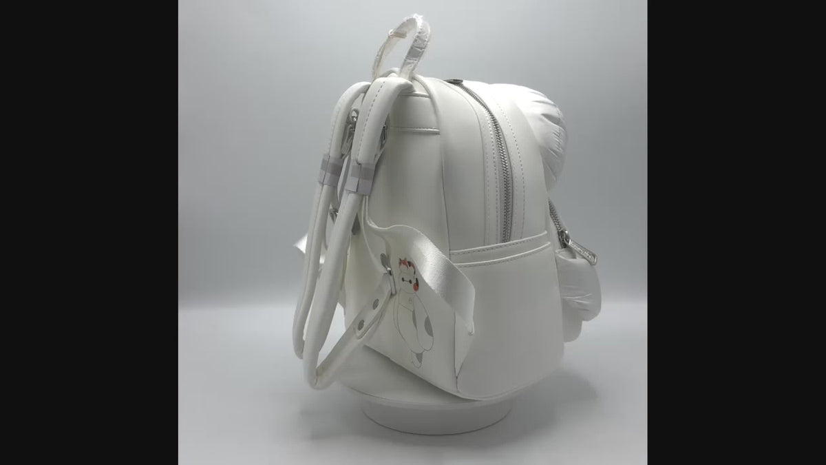 Loungefly Disney Parks Baymax Mochi Mini Backpack Big Hero 6 Video