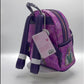 Loungefly Rapunzel Stained Glass Mini Backpack Disney Tangled Bag Video