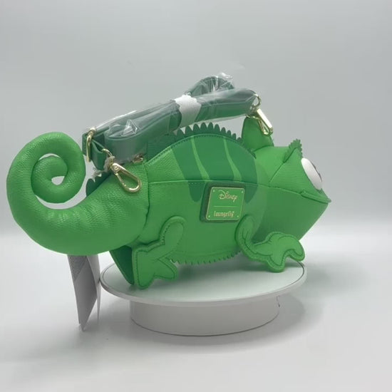 Loungefly Pascal Figural Crossbody Disney Tangled Bag Video