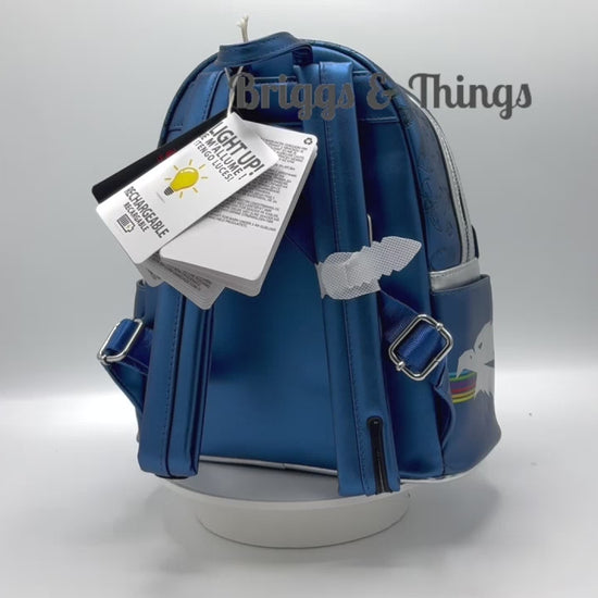 Loungefly Stranger Things WSQK Van Mini Backpack Light Up Bag Video
