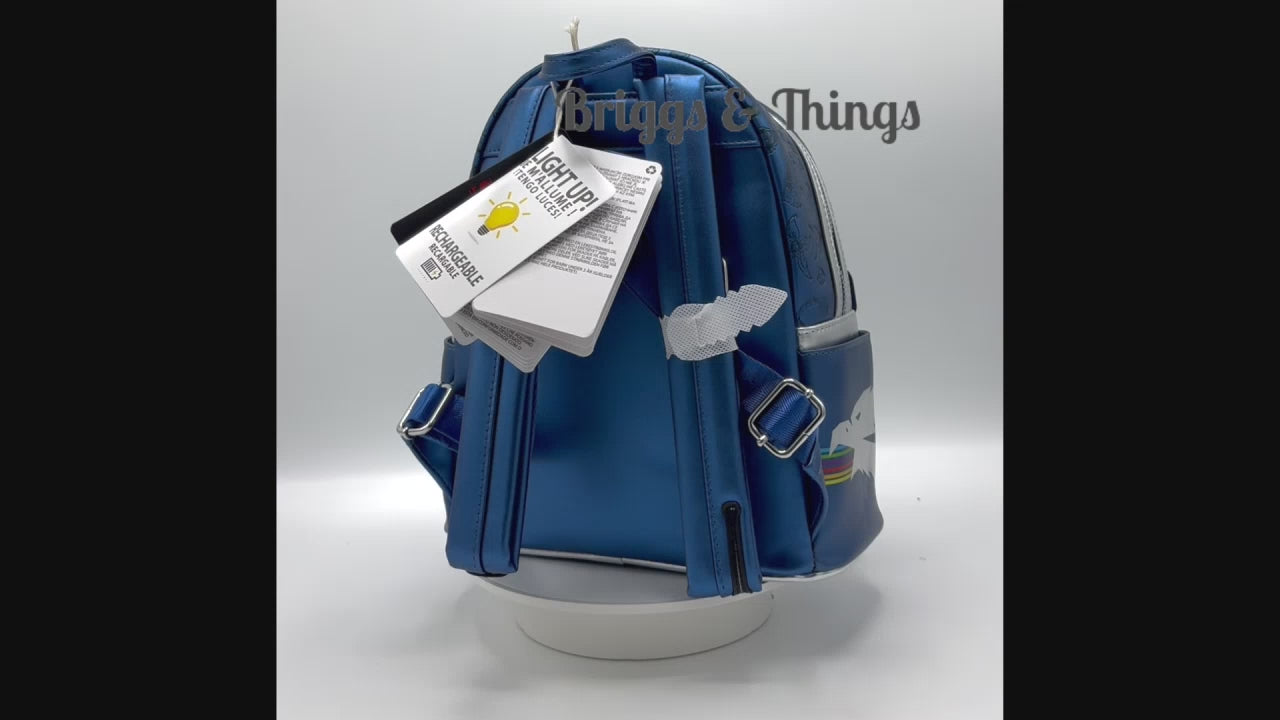 Loungefly Stranger Things WSQK Van Mini Backpack Light Up Bag Video