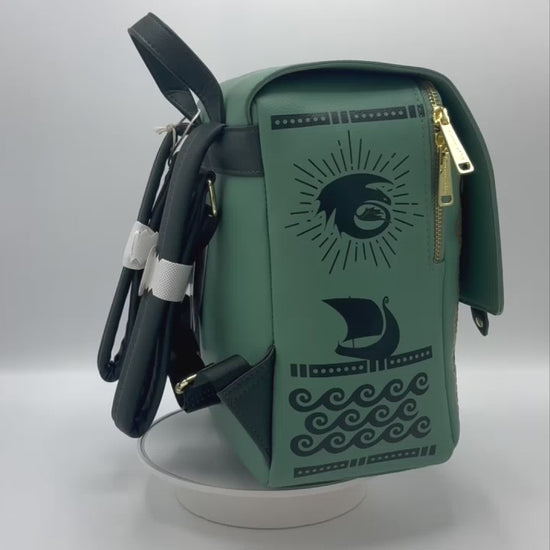 Loungefly Toothless & Light Fury Mini Backpack How To Train Your Dragon Bag Video