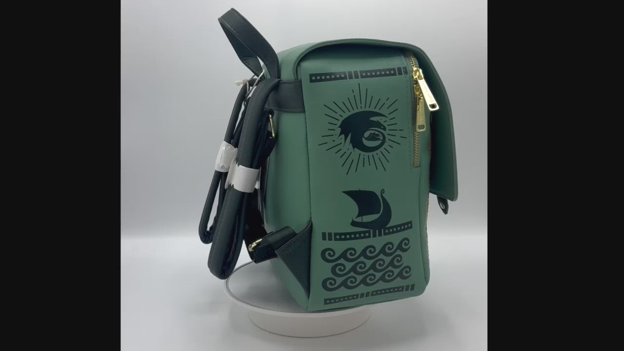 Loungefly Toothless & Light Fury Mini Backpack How To Train Your Dragon Bag Video
