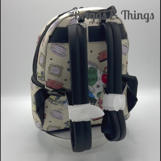 Loungefly Friends Lobster AOP Mini Backpack Warner Brothers Icons Bag Video