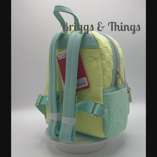 Loungefly Hello Kitty SDCC Mini Backpack Sanrio Colour Block Bag Video