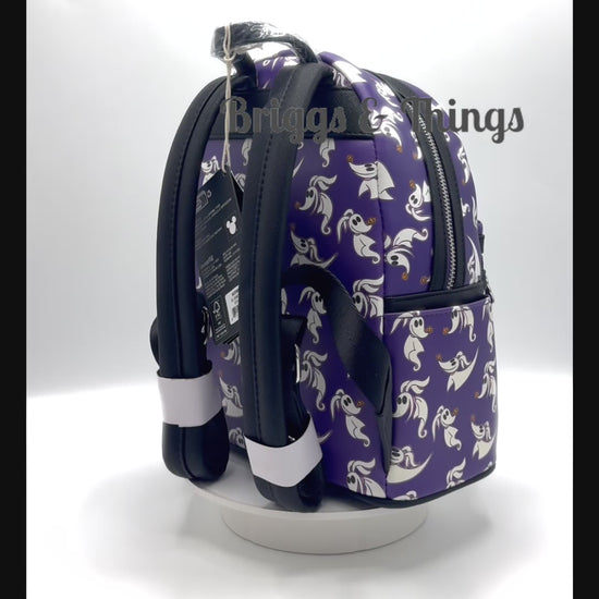 Loungefly Zero AOP Mini Backpack Nightmare Before Christmas Bag Video