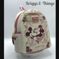 Loungefly Mickey and Minnie Mouse Forever Mini Backpack Floral Bag Video