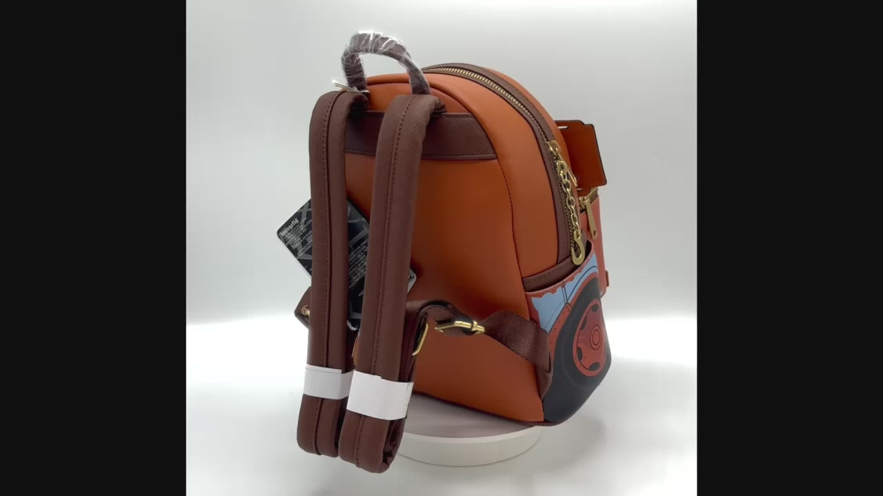 Loungefly Mater Light Up Mini Backpack Disney Pixar Cars Bag Video
