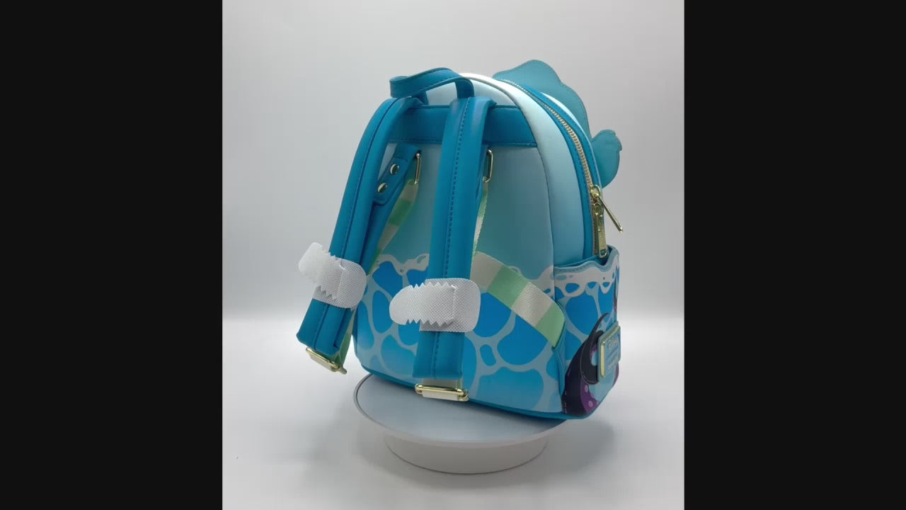 Loungefly The Little Mermaid Mini Backpack Disney Ariel Flounder Bag Video