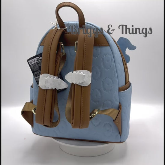 Loungefly Lady and the Tramp Present Mini Backpack Pop Up Puppies Bag Video